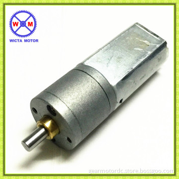 small price and size 20mm diameter round gearbox low rpm 6v dc motor